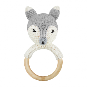 Anneau de dentition Renard gris Maylily